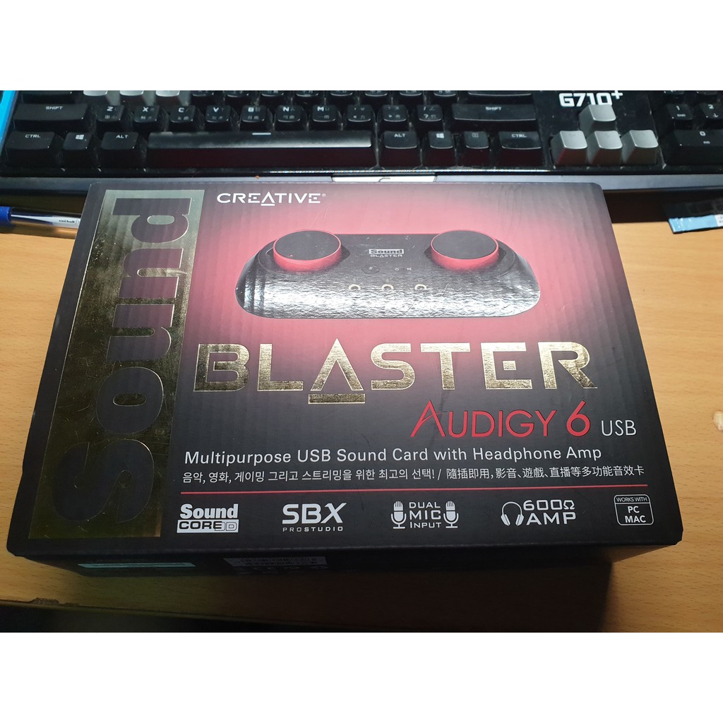 Sound Blaster Audigy 6 USB 音效卡 免運