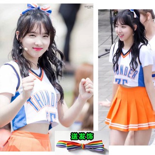 學生啦啦操服裝twice 同款 演出服 打歌服啦啦隊團體比賽表演套裝運動會團隊服
