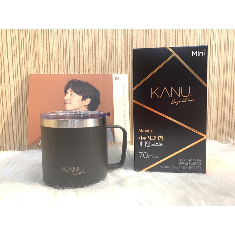 KANU"孔劉咖啡" 頂級款美式咖啡  ✴(70條/附深灰不銹鋼杯*1)