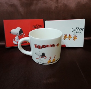 正版 Snoopy 史努比 電影 馬克杯 水杯 咖啡杯 DAIJOUBU 全家 聯名 聖誕款 (紅色) - 全新未拆