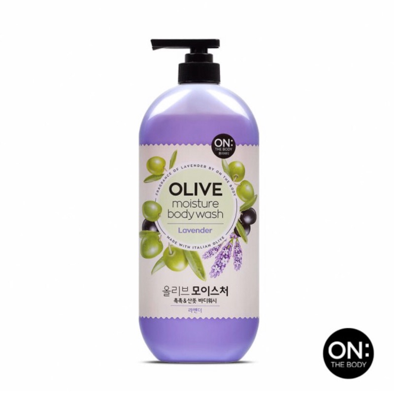 【ON THE BODY】OLIVE橄欖沐浴精 500g 韓國LG旗下品牌