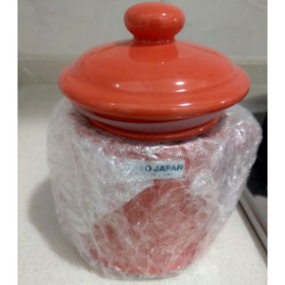 日本製【ZERO JAPAN】陶瓷儲物罐(火焰橘)300ml另有雪紡粉_ LE CREUSET可參考