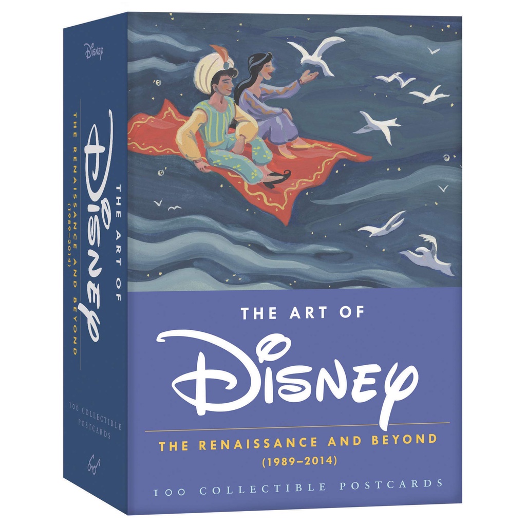 現貨 迪士尼100張明信片 (1989-2014) 迪士尼經典動畫 迪士尼文藝復興
