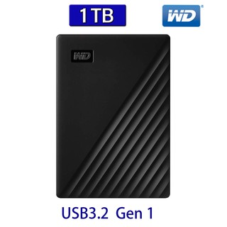 WD My Passport USB 3.2 Gen1 外接式硬碟 1TB