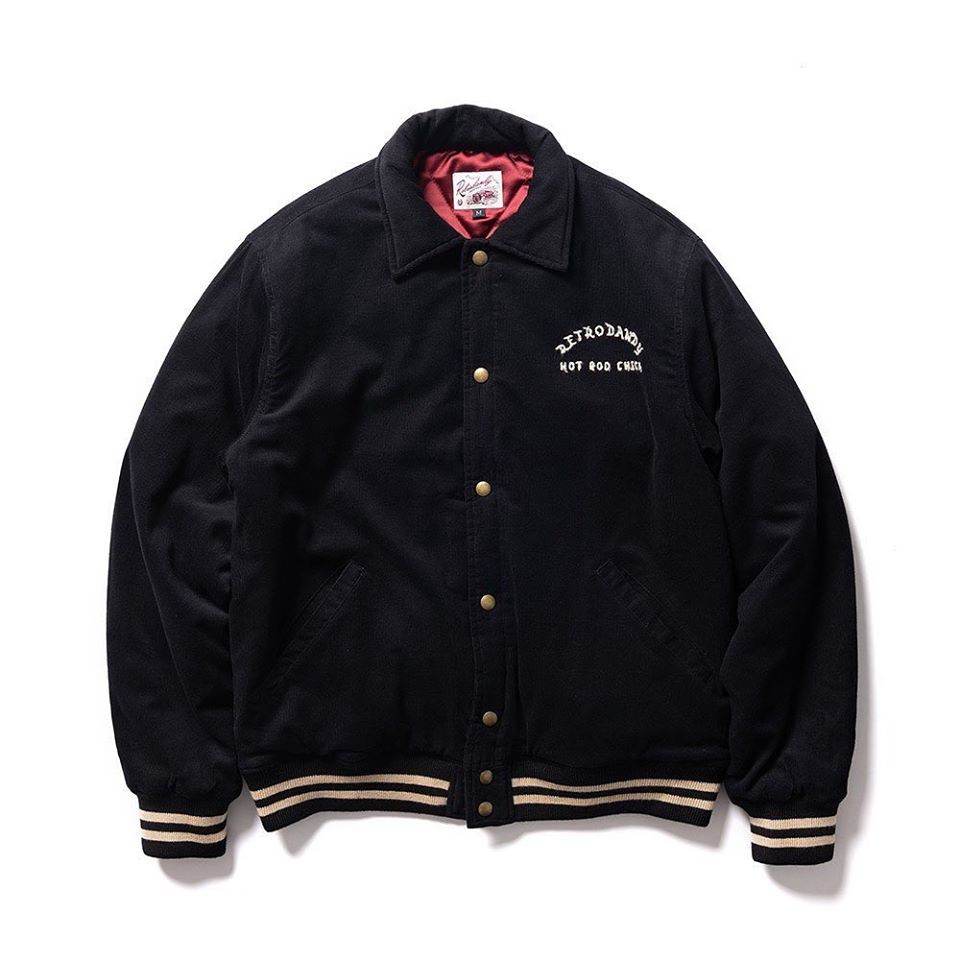 『EN安全帽』免運 Retrodandy 黑 燈心絨 俱樂部外套 Club Jacket 厚外套 保暖 鋪棉