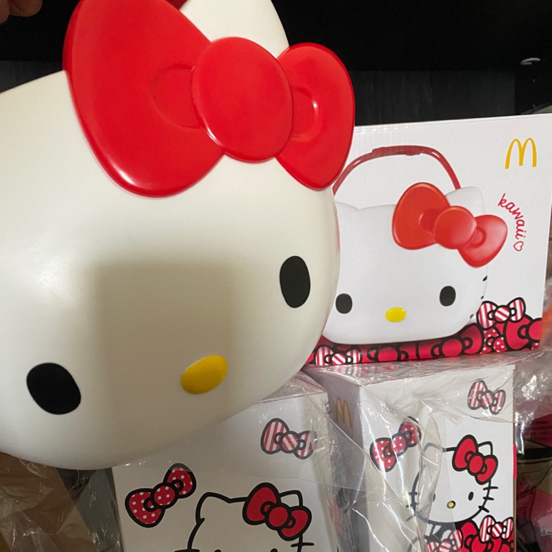 Hello kitty 置物籃 全新 台灣版 麥當勞 車用 置物架 現貨