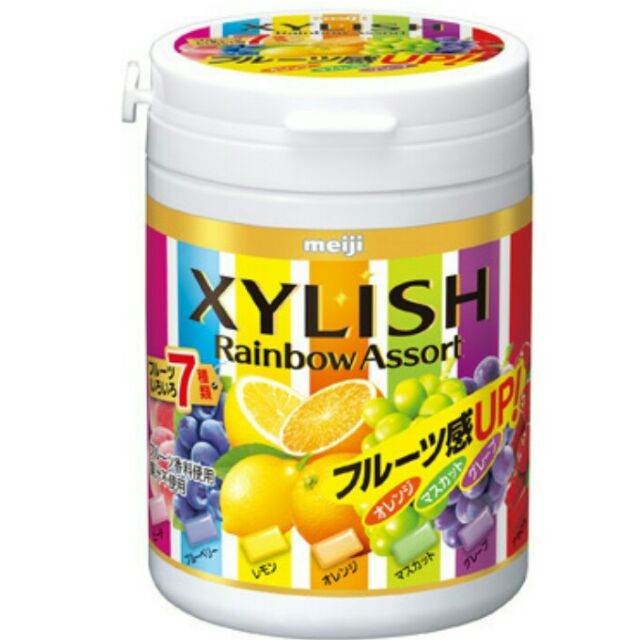 （現貨到）日本水果口香糖-明治XYLISH口香糖 綜合水果口香糖
