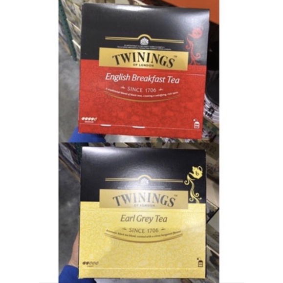 好市多 Costco 代購 Twinings早餐茶（紅）/伯爵茶（黃） 每包2公克x100包