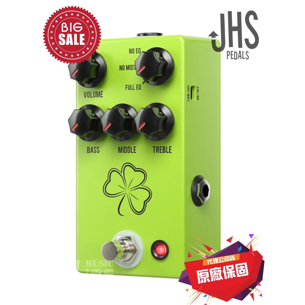 『美國手工』 JHS Clover 效果器 前級放大器 等化器 PREAMP EQ 公司貨