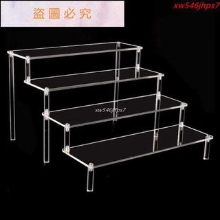 【滿299發貨】盲盒收納階梯 公仔展示階梯 壓克力展示架 陳列架 階梯式透明展示架 二次元手辦模型＆xw546jhps7