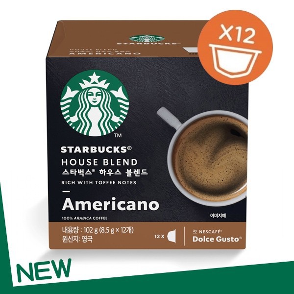星巴克  12398610 家常美式咖啡膠囊 (3盒/36顆) 風味