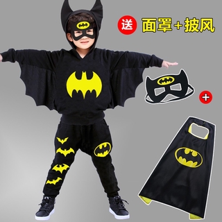 萬聖節兒童服裝cos蝙蝠俠衣服萬聖節服飾5男童帥氣角色扮演表演服