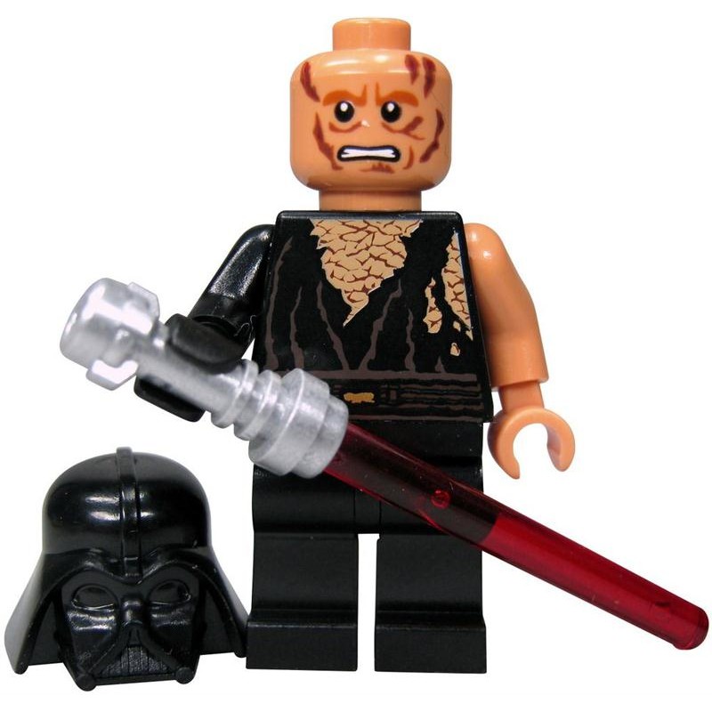 LEGO 樂高 星際大戰人偶 達斯維達 Darth Vader 安納金 戰損版  含頭盔 8096