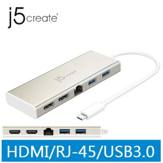 j5create JCD381 Type-C轉雙HDMI多功能擴充基座原價2620(省530)