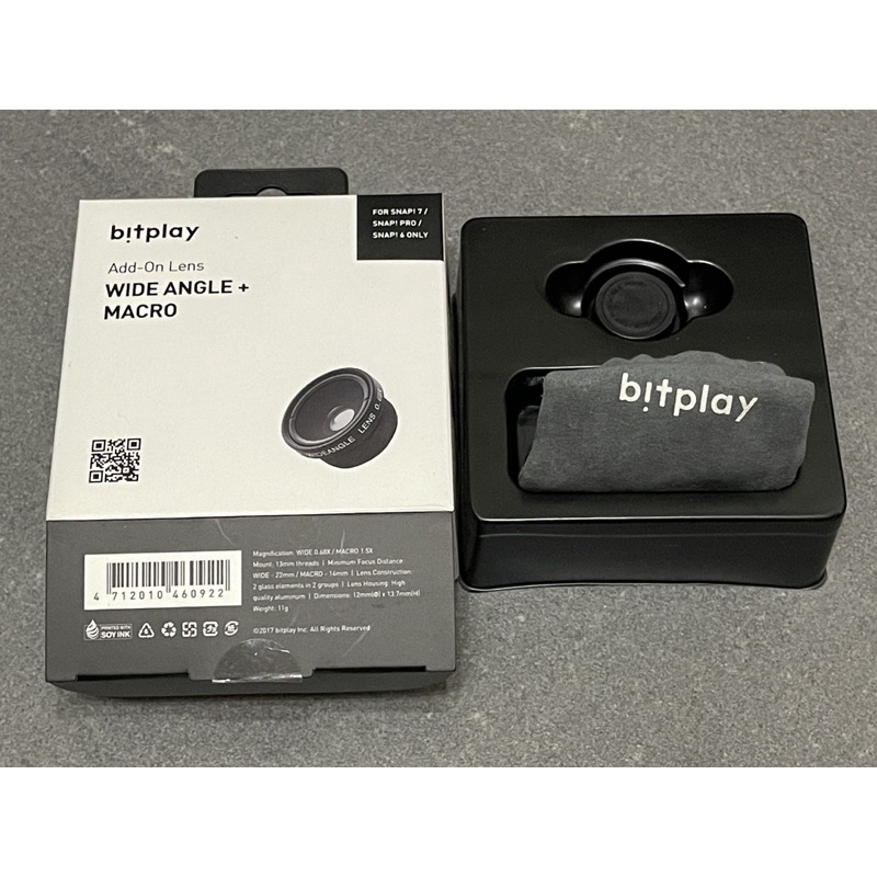 ［二手］bitplay 標準廣角Wide Angle &amp; 微距Macro Lens 專業鏡頭組