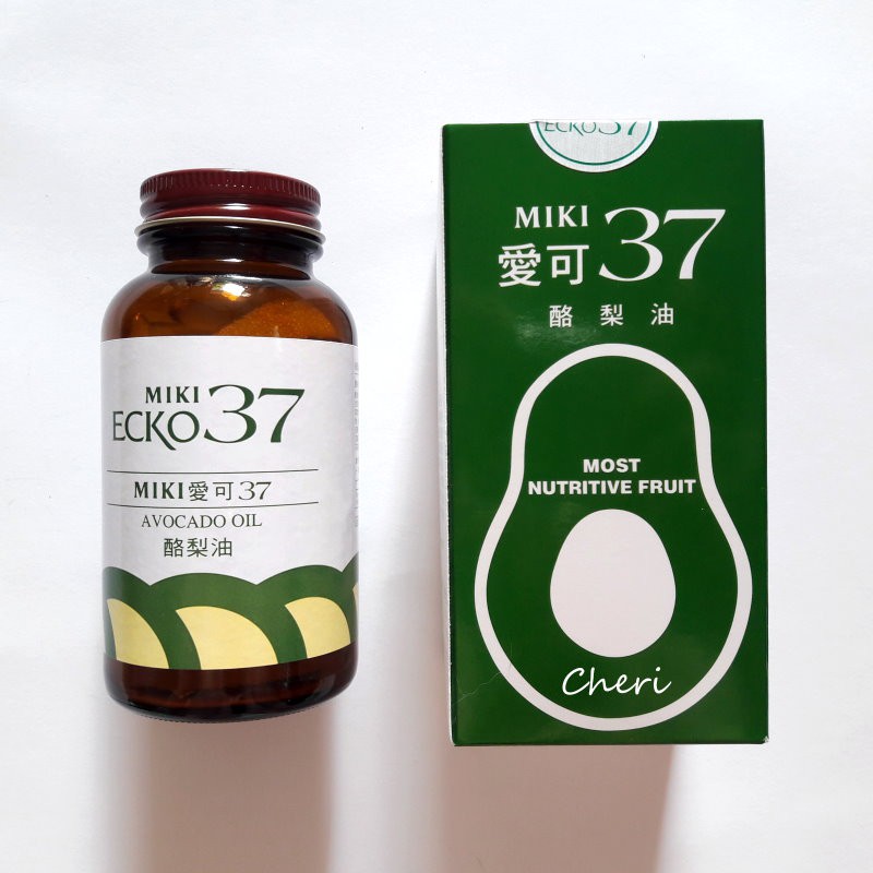 日本 MIKI 三基 愛可37 酪梨油 膠囊 100粒/瓶 (效期2025/06) 不飽和脂肪酸