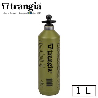 【Trangia 瑞典 Fuel Bottle 1.0L 燃料瓶《橄欖綠》】506110/汽油瓶/燃油罐/汽化/悠遊山水