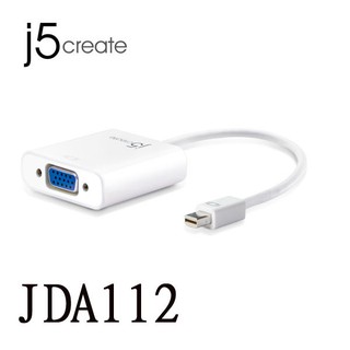 【3CTOWN】含稅開發票 j5 create JDA112 Mini DisplayPort to VGA轉接器