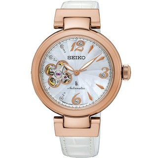 SEIKO SK037 精工錶 4R38-01M0W (SSA812J1) 花月天空機械錶/玫瑰金 33.9mm