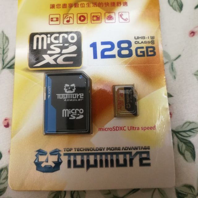 TOPMORE 達墨科技 128GB microSDXC U3 記憶卡(附SD轉卡)