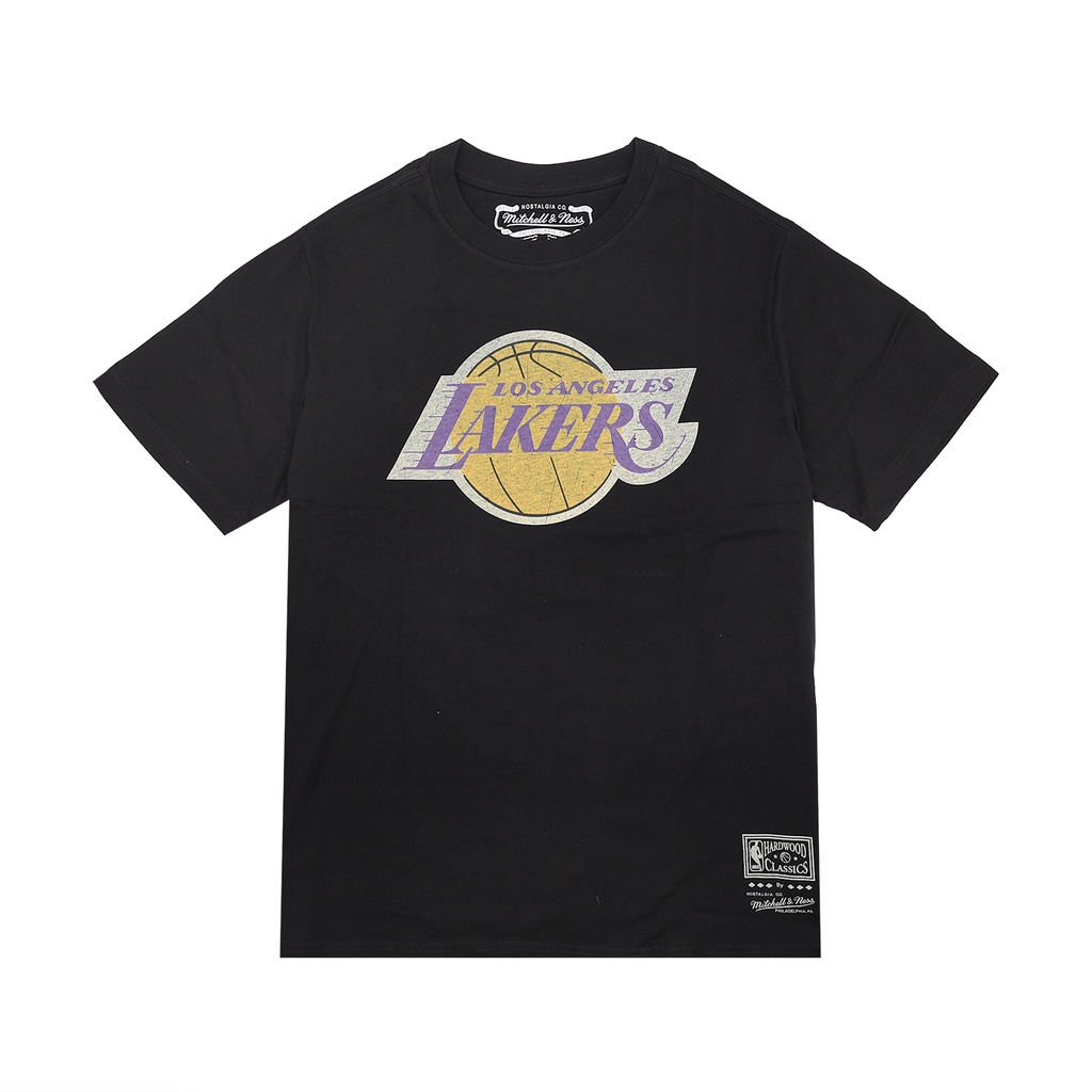 Mitchell & Ness NBA Team Logo Tee 黑 洛杉磯 湖人 Lakers 短T M&N ACS