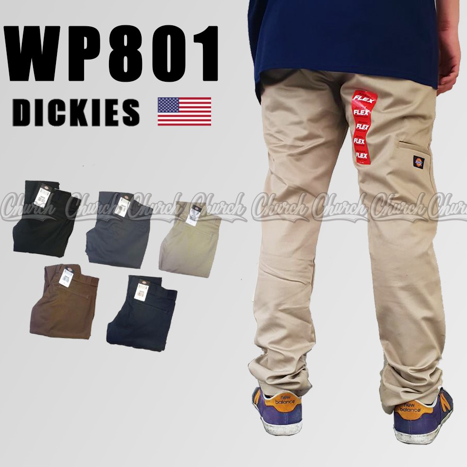DICKIES WP801 FLEX系列低腰窄版工作長褲兩色窄管NEVERMIND | 蝦皮購物