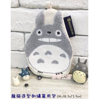 草莓公園【日本進口 TOTORO 宮崎駿 龍貓 掛飾 刺繡 錢包 悠遊卡 絨毛 零錢包】