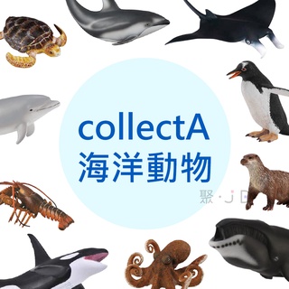 聚聚玩具【正版】永曄 collectA 柯雷塔A-英國高擬真動物模型-海洋生物-企鵝/章魚/烏龜/北極熊/龍蝦