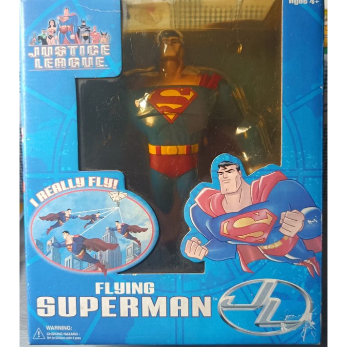 正義聯盟飛行超人 DC 漫畫可動人偶 未把玩人物全新 Fusion Toys 2003 華納