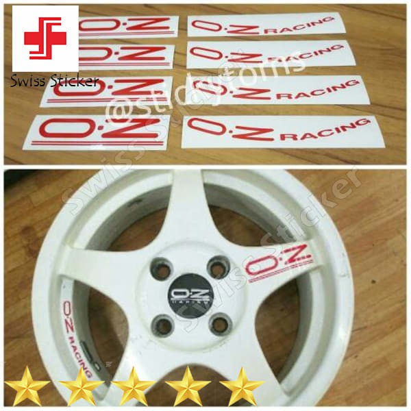 Cool OZ Racing Chrono 汽車輪輞貼紙包