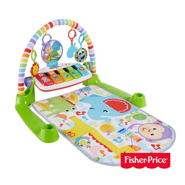 費雪 Fisher-Price 可愛動物鋼琴健身器/健力架/遊戲墊