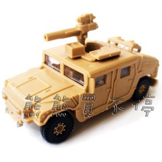 <在臺現貨/拼裝車> 美軍 悍馬 M1046 搭載陶氏反坦克導彈 1/72 立體拼裝模型 兩色一組