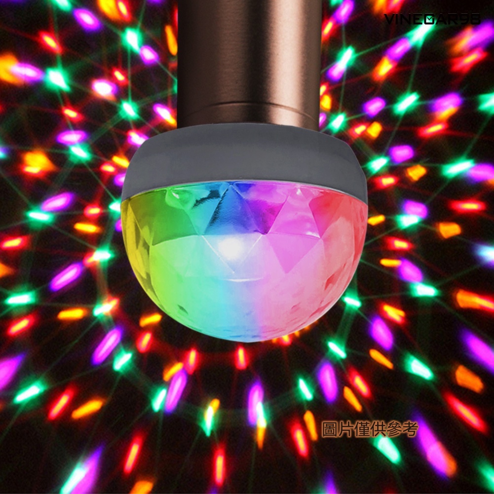 [點萌家居] 小魔球LED家用霓虹燈音樂燈耶誕節裝飾燈USB迷你舞臺燈DJ七彩燈