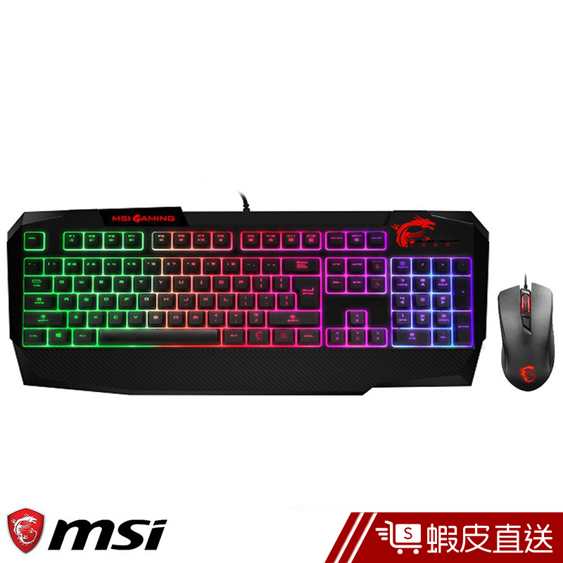 MSI Vigor GK40 Combo 電競鍵盤滑鼠組  現貨 蝦皮直送