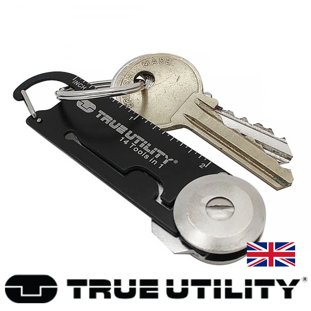 【TRUE UTILITY】英國多功能14合1鑰匙圈工具組DAWG TU205