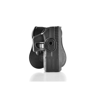 2館 生存遊戲 MIESSA GLOCK 手槍 右手 快拔槍套 黑( 腰掛 硬殼 G17 G19 GEN5 G19X