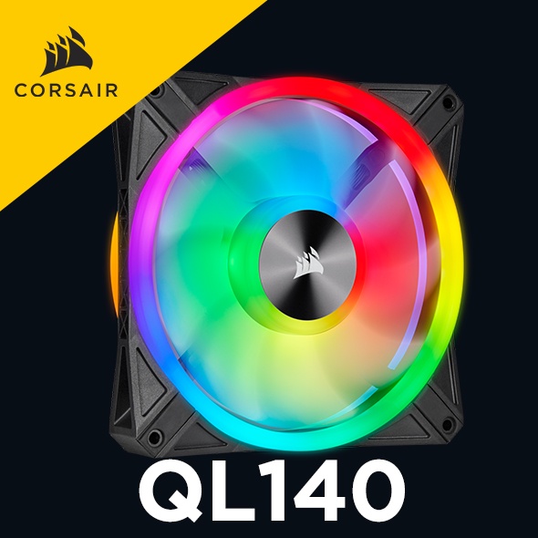 海盜船 CORSAIR QL140 RGB 140mm PWM風扇 官方授權旗艦店