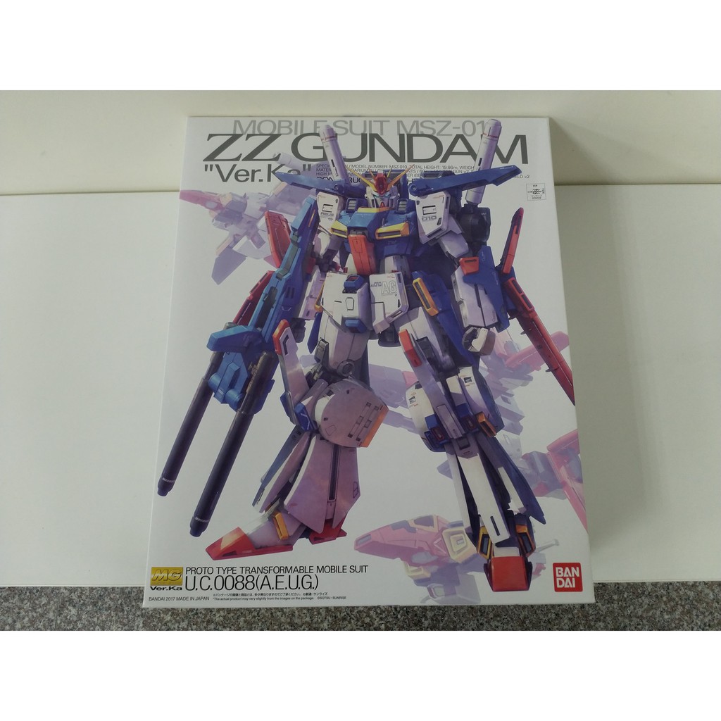 萬代 MG MSZ-010 ZZ GUNDAM Ver. Ka ZZ鋼彈 卡版 2.0 傑特