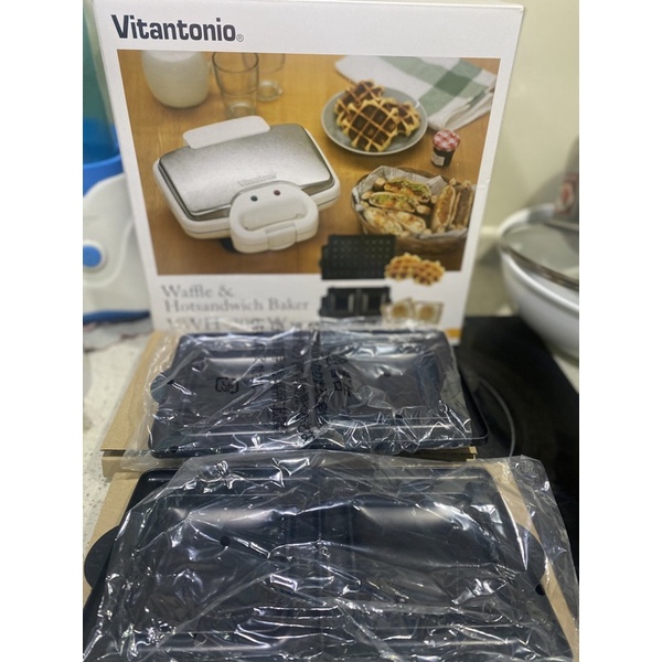 日本Vitantonio鬆餅機🔍單售全新熱壓吐司烤盤小v烤盤