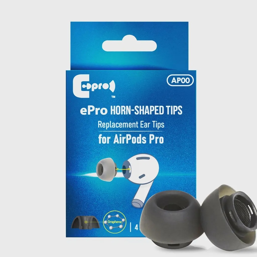 ─ 新竹立聲 ─ ePro AP00 AirPods Pro 專用 Horn-Shaped Ear Tips 門市可試