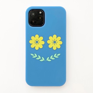 【Candies】Simple系列 Smile Flower(藍) -適用 iPhone 11 Pro