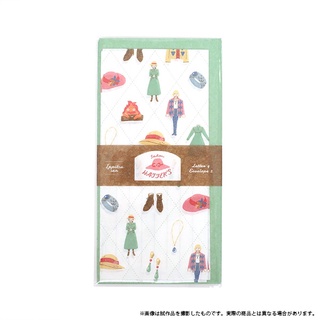 【莫莫日貨】日本製 宮崎駿 霍爾的移動城堡 古川紙工 聯名限定款 第二彈 美濃和紙 一筆籤 信封信紙組 70706