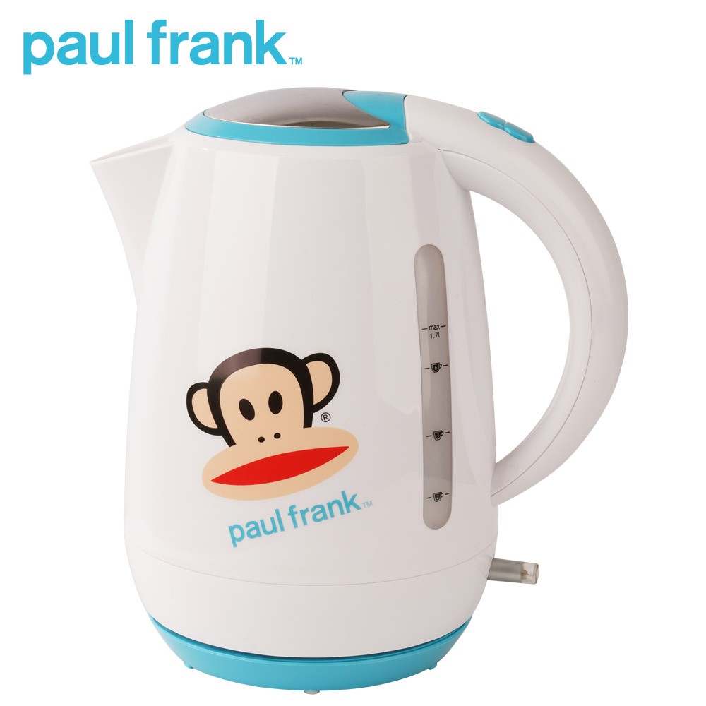 【最後出清】正版 Paul Frank 大嘴猴 電熱水壺(PF521WH) 全新未使用過
