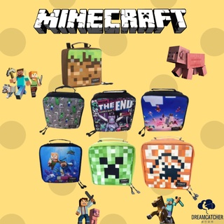 【台灣出貨】我的世界 手提包 便當袋 minecraft 創世神 創世神收納包 收納包 野餐包 火把 小火把 我的世界