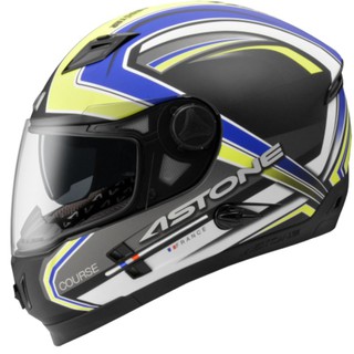 ASTONE ROADSTAR 安全帽 WW12 平光黑螢光黃 內墨鏡片 通風系統 吸濕排汗 眼鏡溝槽 全罩式《比帽王》