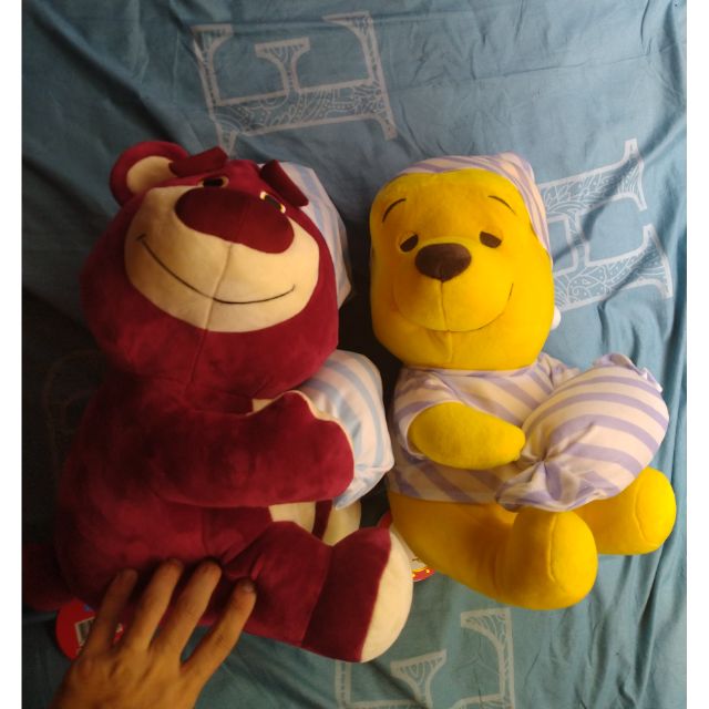 30公分 正版 雷標 迪士尼 disney 熊抱哥 小熊維尼 玩具總動員 睡衣系列 娃娃  維尼 全新現貨 快速出貨