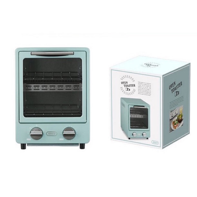 「全新」日本Toffy 經典電烤箱 K-TS1馬卡龍綠（產品來源新竹大遠百）