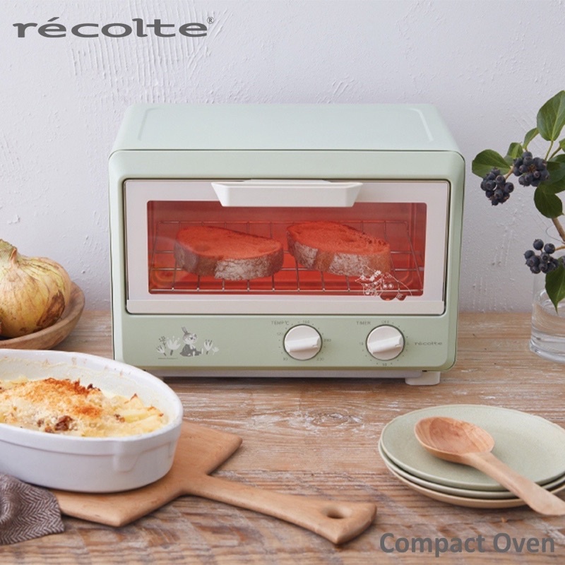 recolte日本麗克特 Compact 電烤箱 MOOMIN限定版 嚕嚕米 聯名款 一年保固