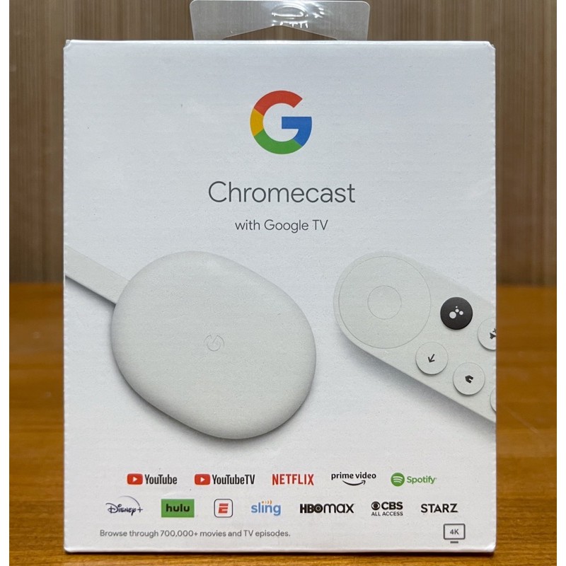 現貨 附發票 谷歌正品google Tv Chromecast Google Tv 4k 電視盒機上盒 蝦皮購物