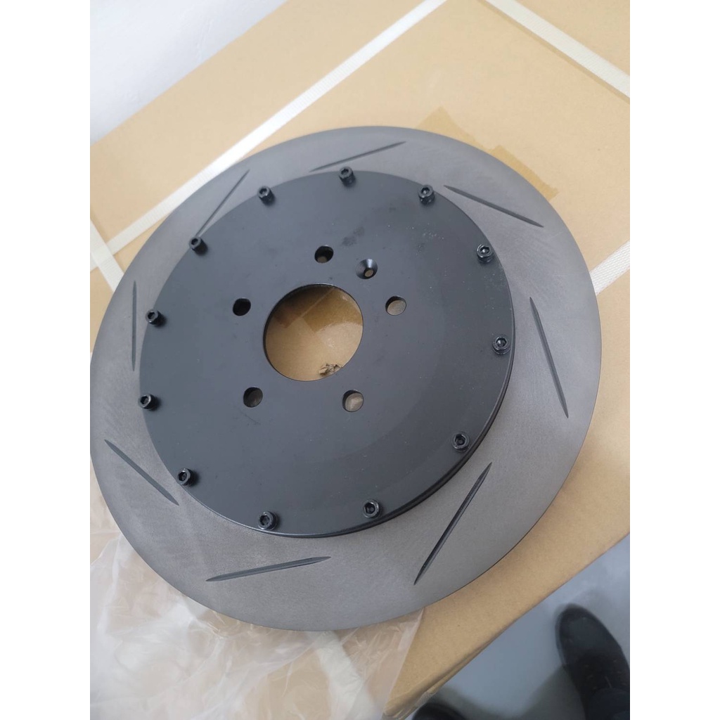 saab 93 後面 原場卡鉗用 340mm 雙片式 通風碟 加大盤  畫線盤 18吋鋁圈以上 可用